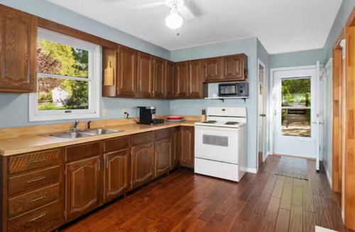 Mackinaw City Cabin | Golden Hour on the Straits - Mackinac Bridge View