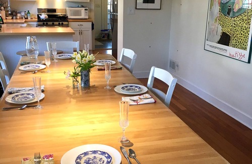 Union Pier Cottage | Great location. Steps to McKinley beach walk to town. Lg private yard,fire pit.