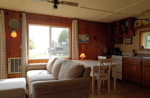 Hessel Cabin | Hessel Bay Cabin #4: Lake Huron waterfront cabin sleeps 4.