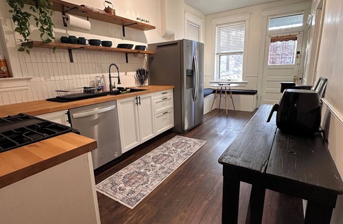 Tower Grove East Apartment | Historic 1-bedroom apartment with fenced backyard, in vibrant St. Louis!