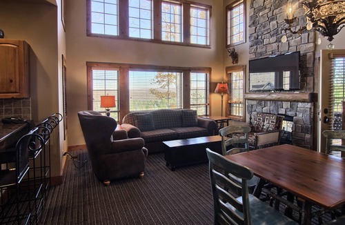 Boyne City Condo | Jump onto the Disciples 8 Chairlift - 7317 Creekside Condo, Ski in/Ski out