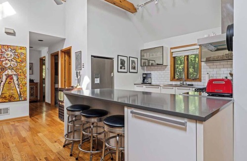 New Buffalo House | Juniper Presents Casa Azur: Artistic Home with Pool, Hot Tub & Walk to Beach