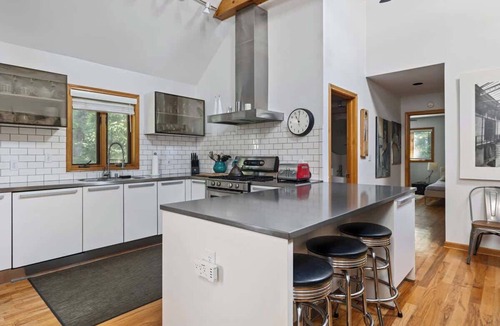 New Buffalo House | Juniper Presents Casa Azur: Artistic Home with Pool, Hot Tub & Walk to Beach