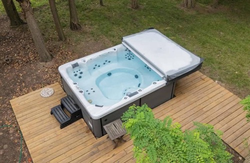 Shorewood-Tower Hills-Harbert House | Juniper Presents: Forest Escape, Hot Tub, Fire Pit, Near the Dunes