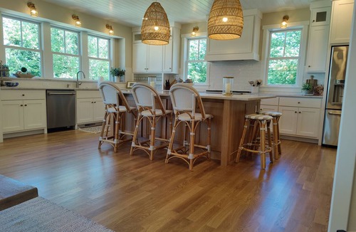 Riverside House | Just Built Lakefront Home-Private Beach-Amazing Views-Hot Tub-Patio-Porch-Decks