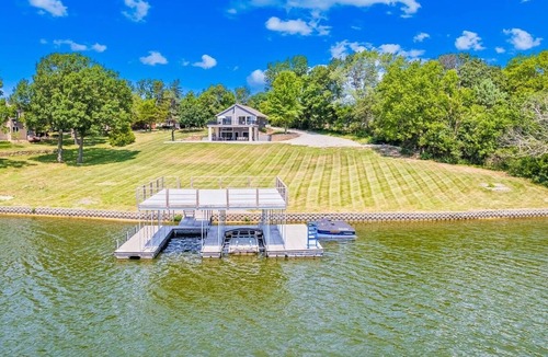Lee's Summit House | KC's Only Lake House w/Dock and Sport Court!