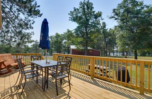 Minong House | Lake Access & Private Dock: Brand New Minong Home