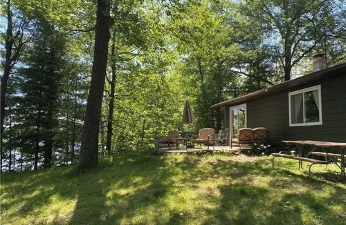 Hayward House | Lake Chippewa Flowage - Secluded patio, private home & dock, A/C, washer, dryer