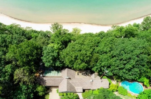 Bridgman House | Lake Michigan Beachfront Home - Private beach, pool & woods outside your door