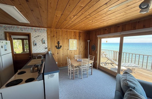 Beaver Island House | Lakefront Beaver Island Cottage - Private Beach - Sunrise Views - Sleeps 4