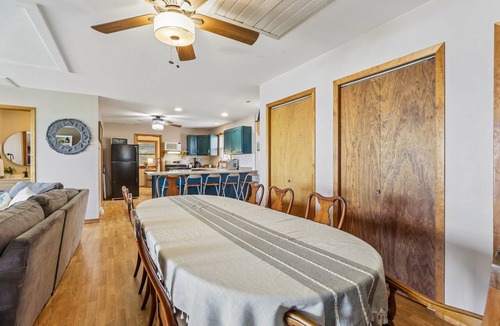 Merrimac House | Lakefront Lake Wisconsin Home - Deep Water, Fire Pit & Year-Round Adventure
