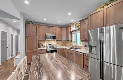 Elkhart House | Lakeside Retreat with Hot Tub & Game Room home