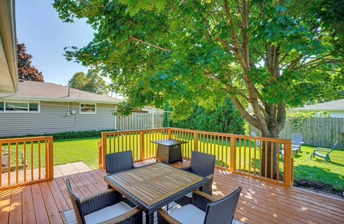 Sheboygan House | Large Backyard, Walk to Hospital: Sheboygan Abode!