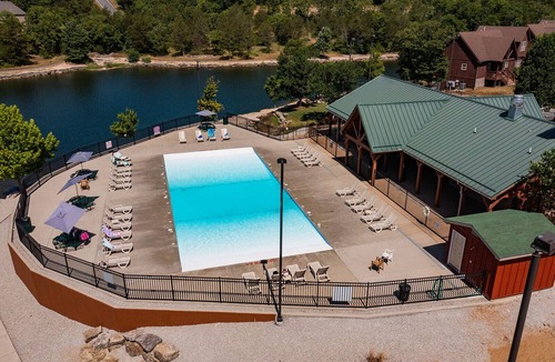 Branson West Cabin | Lazy Bear Lodge II Pet Friendly Lodge, No Stairs