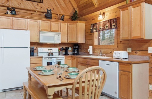 Branson Cedars Cabin | Little Bear Cabin Hot Tub Near Thunder Ridge Sleeps 6
