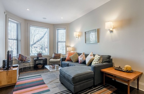 Logan Square Apartment | Logan Blvd Luxury! Enjoy the Well-Equipped Kitchen and Prime Location by AllSet Turnover