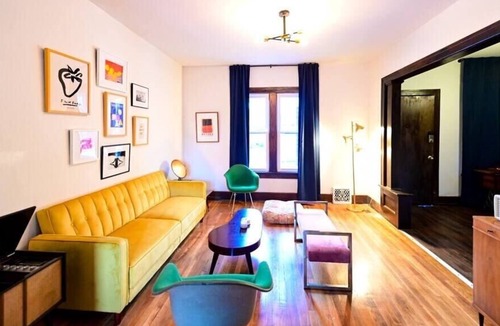 Mexicantown - Southwest Detroit House | Luxe Mid-Century Styled Historic Townhouse #2