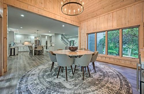 Michiana House | Luxury Family Home w/Deck, Swim Spa & Grill!