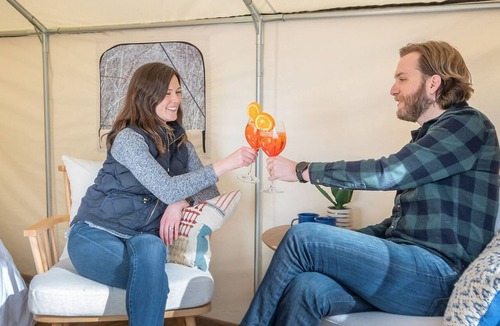 South Haven RV Rental | Luxury Safari Tent in South Haven Michigan, Off Map Glamping