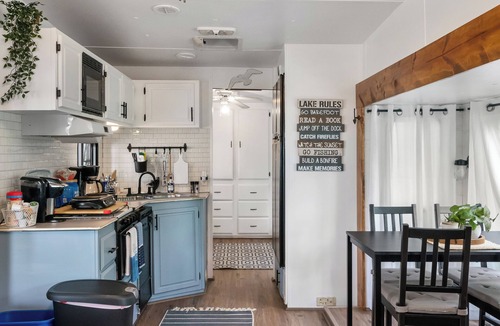 Carp Lake House | Mackinaw Straits View RV : Summer Beachfront RV on Lake Michigan