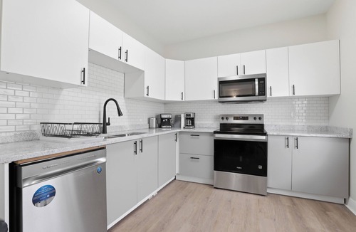 Midtown Apartment | Midtown Detroit. Walk to VA, DMC, Karmanos. 2BR 3 Full Bath. 30+ Day Stay