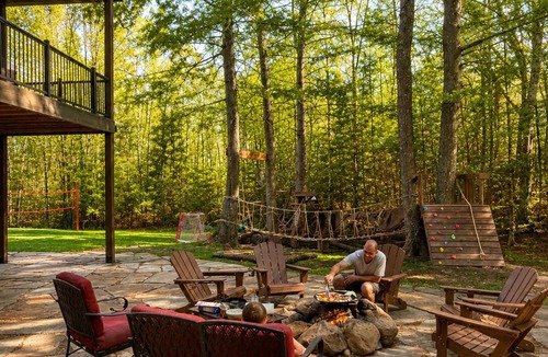Watersmeet Cabin | New built on 140 acres sauna hot tub pontoon raft