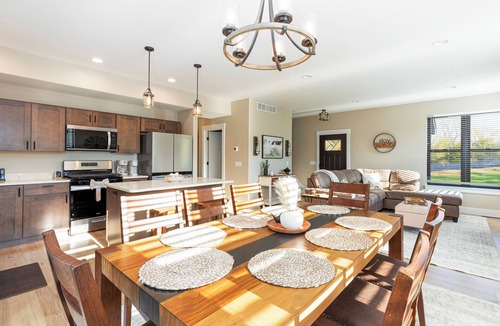 The Galena Territory House | New construction, Hot tub, Game room, Extra-large patio, Firepit, covered porch