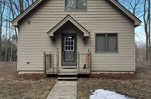 Thompsonville House | Peaceful Betsie River Retreat on 5 Wooded Acres
