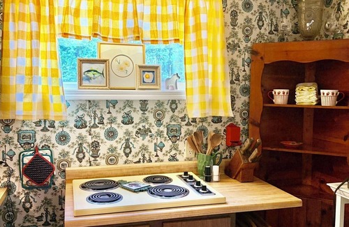 Westfield Cabin | Pet-Friendly, Cozy 2-bedroom cabin near crystal blue Wood Lake with AC
