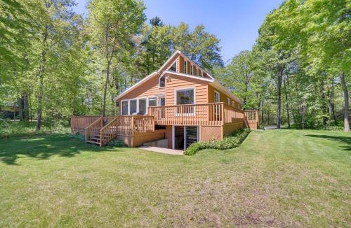Menominee House | Private Beach & Deck: Spacious Lake Michigan Home