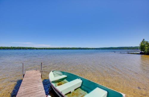 Maple City House | Private Beach & Dock: Little Traverse Lake Cottage