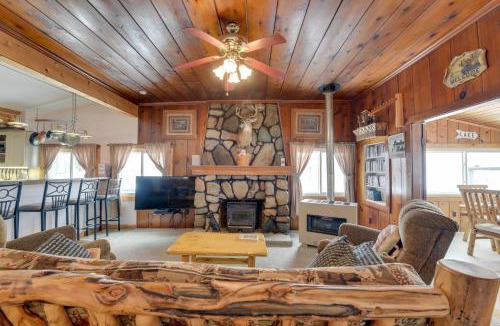 Carp Lake House | Private Dock & Views! Family Home on Paradise Lake