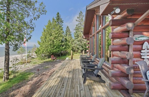 Alpena House | Private Lake Huron Retreat with 200’ of Shoreline, 1.4 Acres & Water Views