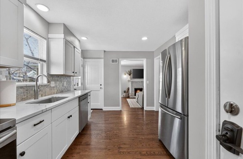Fairway House | Remodeled Kansas City home near World Cup stadium, walk to park, dog friendly