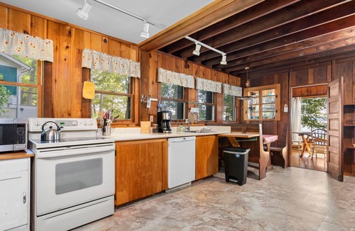 Lake Township Cottage | Retreat on Crystal Lake: Private Dock, Golf, Views