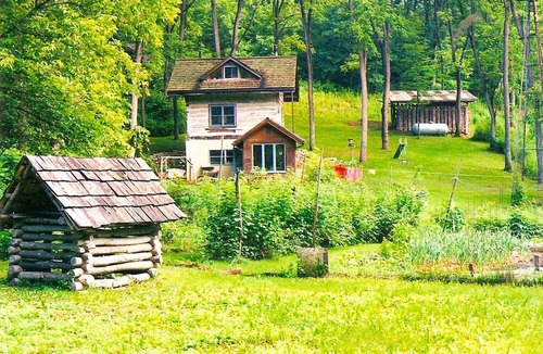 Decorah Cabin | Rustic Norwegian-Style Log Cabin Rental near the Upper Iowa River in Decorah, Iowa