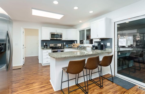 Bridgman House | Seen on TV - Epic Indoor Pool with hot tub close to beach