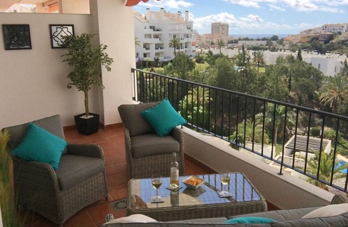 Torrequebrada Apartment | Stunning Luxury Apartment with Sea, Golf & Mountain Views!