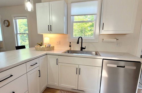 Laurium House | Tasteful, fresh 3BR on quiet street in Calumet