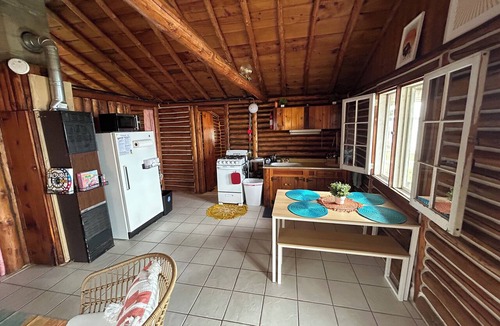 Prudenville Cabin | The Nest - Cabin #4 - Lakefront Log Cabin