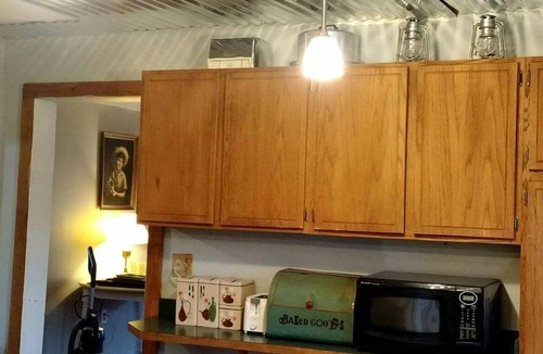 Dickson Township House | Vintage Cabin Rental near Tippy Dam in Manistee National Forest, Michigan
