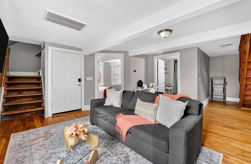 Lower East Side House | Walk to Brady St, 2-story upper flat, Sleeps 7!
