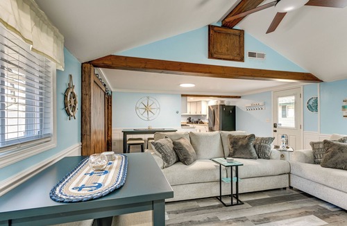 National City House | Walk to Sand Lake Beach! Family Escape w/Fire Pit