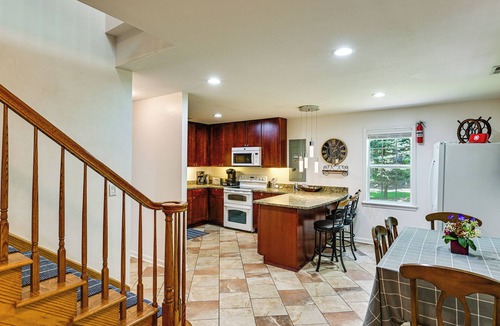 Lake Michigan Beach House | Walk to the Beach: Pet Friendly w/Fire Pit!