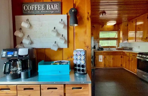 Carp Lake Cabin | Waterfront Cabin on Paradise Lake near Mackinaw City. downtown & ferry docks.