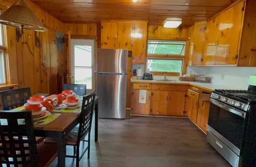 Carp Lake Cabin | Waterfront Cabin on Paradise Lake near Mackinaw City. downtown & ferry docks.