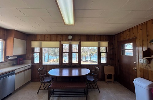 Park Rapids House | Waterfront right in town. 200 ft. of clear shoreline. On an acre lot.