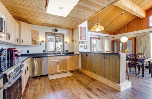 Plymouth House | Woodsy Plymouth Hideaway: Hot Tub & Game Room