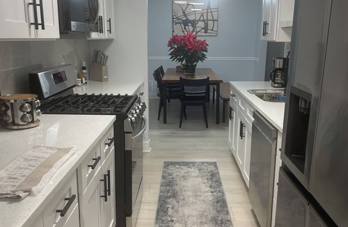 Arlington Heights House | Your Own Private Spa Near Chicago Barrel Sauna + Saltwater Hot Tub Sleeps 10