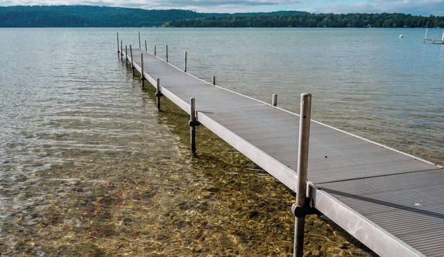 100 feet of private frontage on beautiful Lime Lake